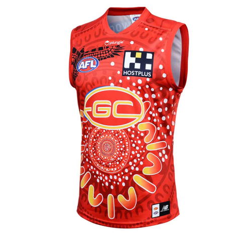 Gold Coast Suns 2023 Indigenous Guernsey Adult*