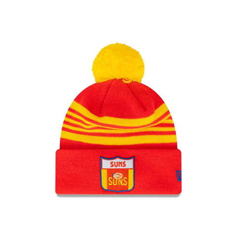 Gold Coast Suns 2024 Retro Official Team Colours Beanie