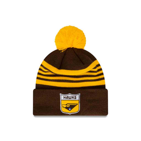 Hawthorn Hawks 2024 Retro Official Team Colours Beanie