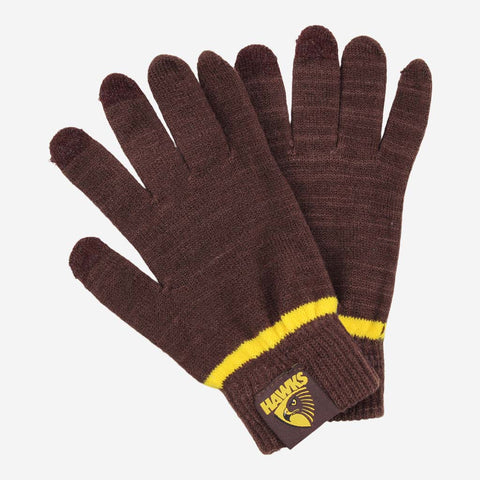 Hawthorn Hawks Touch Screen Gloves