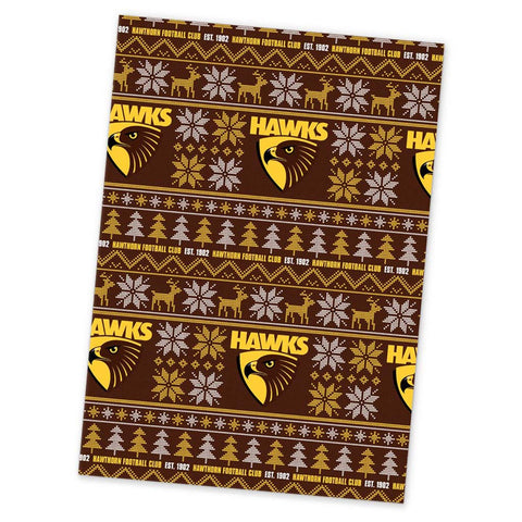 Hawthorn Hawks Xmas Wrapping Paper