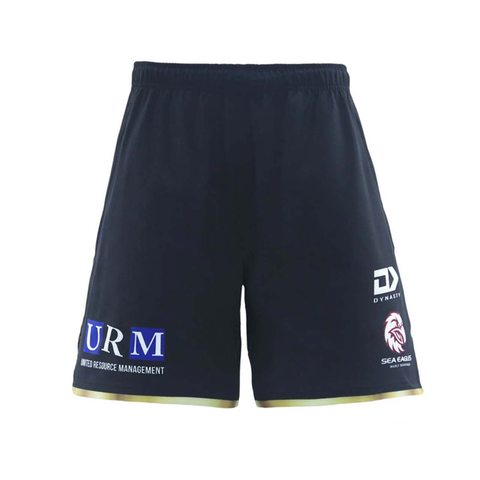 Manly Sea Eagles 2025 Gym Shorts Adult Black