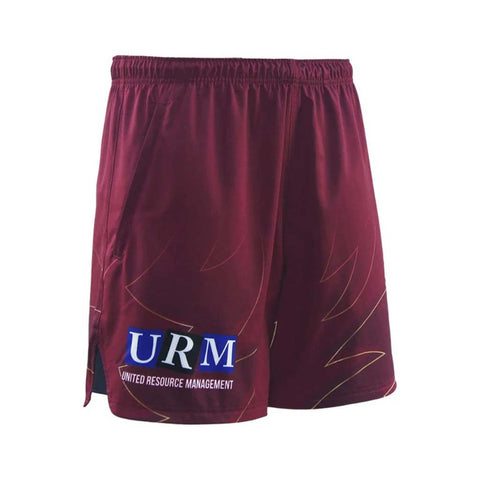 Manly Sea Eagles 2025 Gym Shorts Youth Maroon