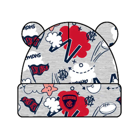 Melbourne Demons Baby Cloud Beanie