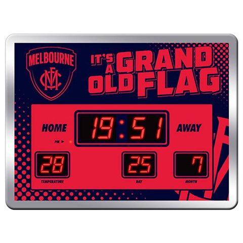 Melbourne Demons LED Scoreboard Clock