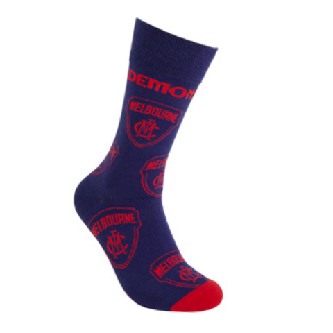 Melbourne Demons Mascot Organic Cotton Socks