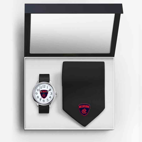 Melbourne Demons Watch & Tie Gift Set