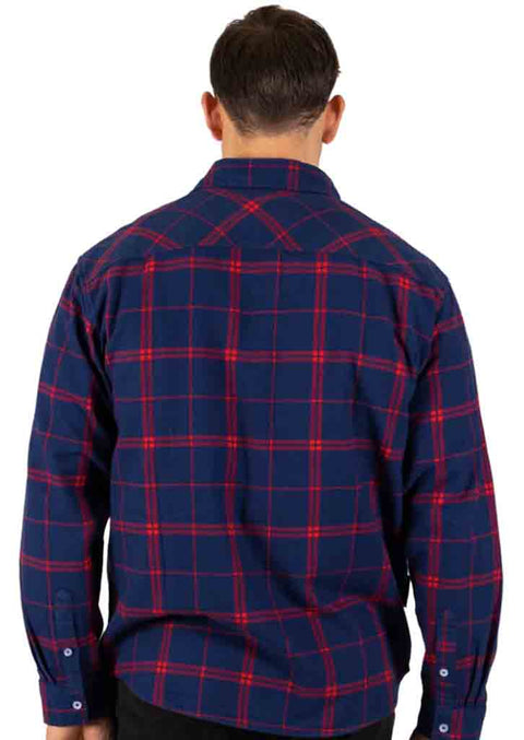 Melbourne Demons 'Mustang' Flannel Shirt Adult