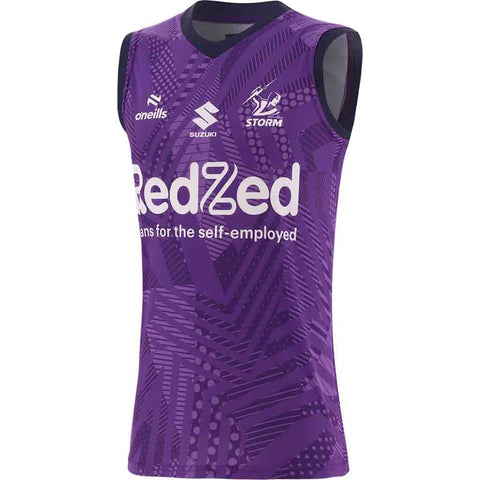 Melbourne Storm 2024 Training Singlet Adult