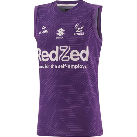 Melbourne Storm 2025 Training Singlet Adult Purple