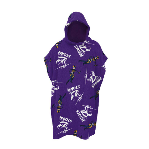 Melbourne Storm Hooded Beach Towel Youth