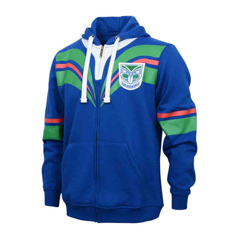 New Zealand Warriors Retro Zip Hoodie Adult