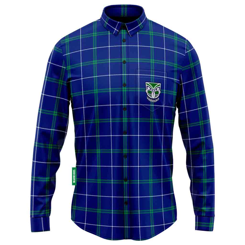 New Zealand Warriors 'Mustang' Flannel Shirt Adult