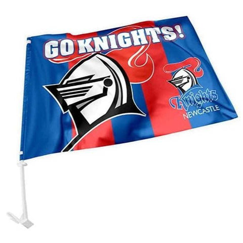 Newcastle Knights Car Flag