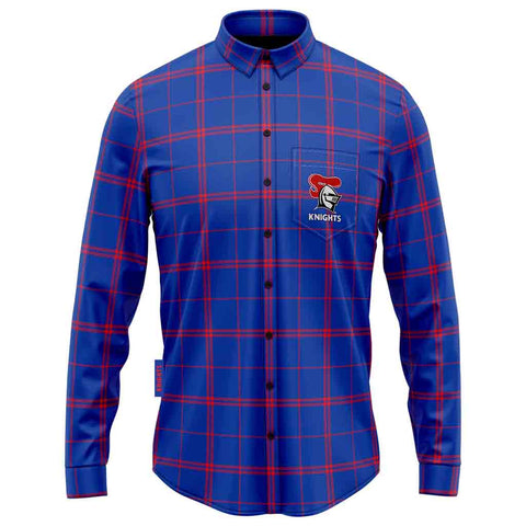 Newcastle Knights 'Mustang' Flannel Shirt Adult