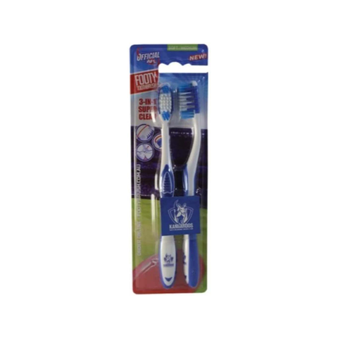 North Melbourne Kangaroos Toothbrush 2pk