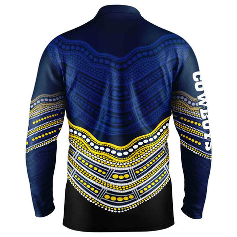 North Queensland Cowboys Indigenous Fishing Shirt Adult