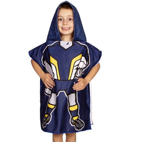 North Queensland Cowboys Mascot Kids Beach Towel With Hood