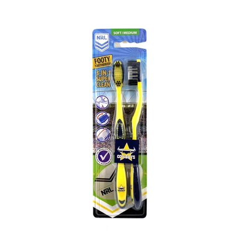 North Queensland Cowboys Toothbrushes 2pk