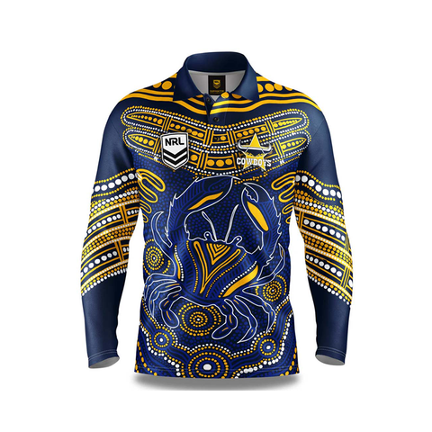 North Queensland Cowboys 'Karumba' Fishing Shirt Youth