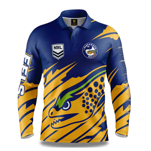 Parramatta Eels 'Ignition' Fishing Shirt Adult