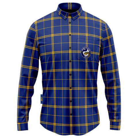 Parramatta Eels 'Mustang' Flannel Shirt Adult