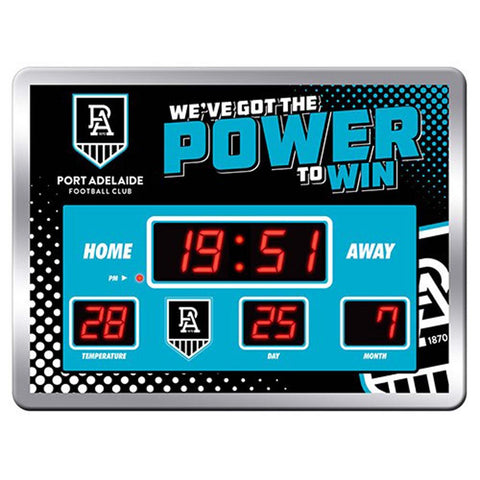 Port Adelaide Power LED Scoreboard Clock