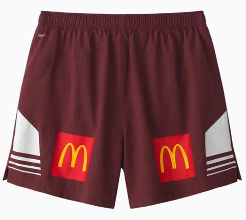 Queensland Maroons 2024 Training Shorts Burgundy Adult