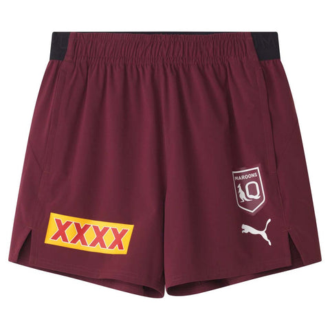 Queensland Maroons 2025 Training Shorts Adult Maroon