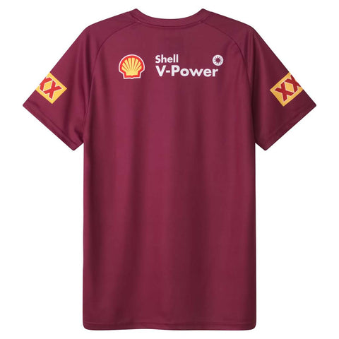 Queensland Maroons 2025 Training Tee Adult Maroon