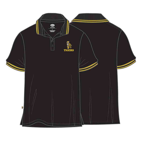 Richmond Tigers Pique Gold Polo Adult