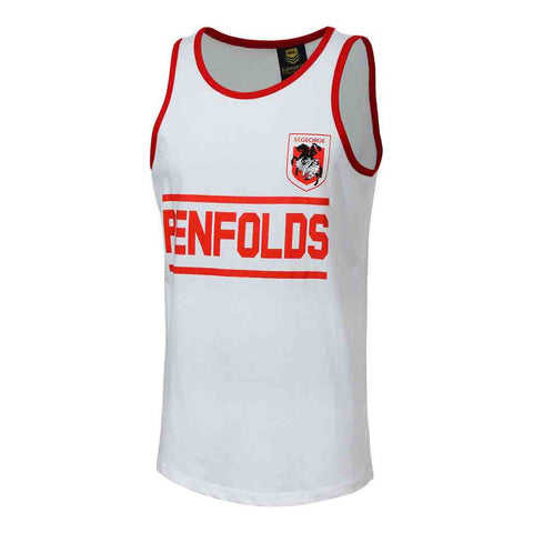 St George Dragons Retro Singlet Adult