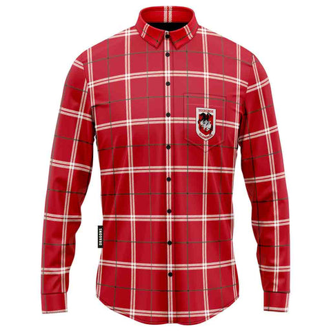 St George Dragons 'Mustang' Flannel Shirt Adult