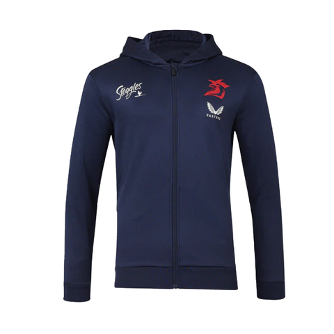 Sydney Roosters 2024 Travel Full Zip Hoodie Adult