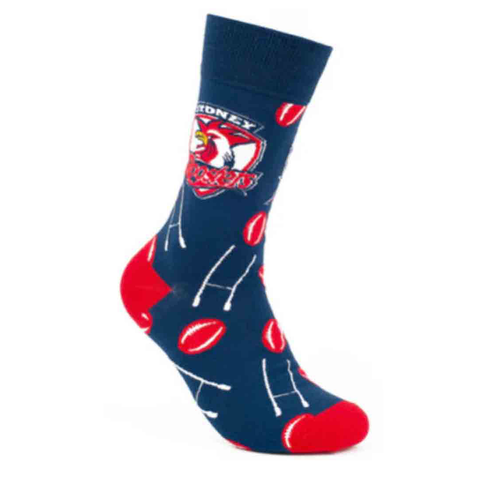 Sydney Roosters Goalpost Logo Socks