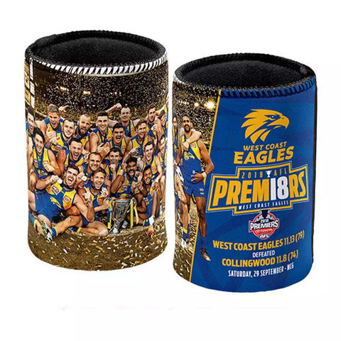 West Coast Eagles  2018 Premiers Photo Can Cooler