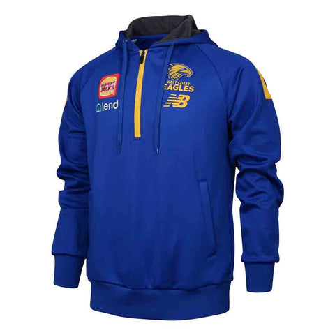 West Coast Eagles 2024 Half Zip Hoodie Adult