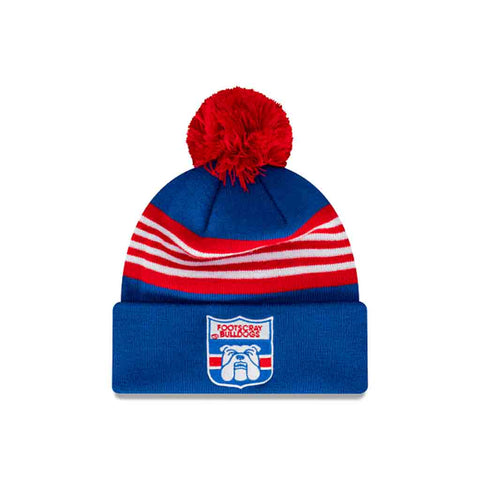 Western Bulldogs 2024 Retro Official Team Colours Beanie