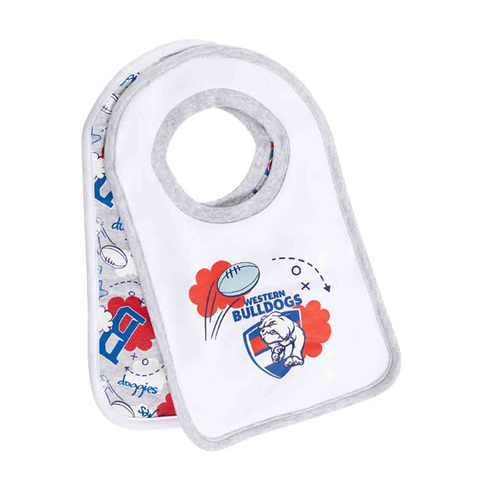 Western Bulldogs Baby Cloud Bib