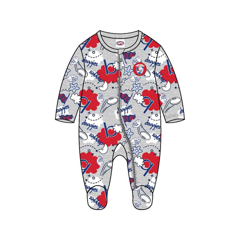 Western Bulldogs Baby Cloud Romper