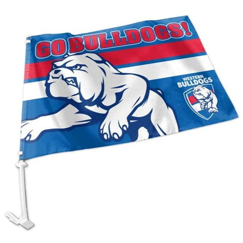 Western Bulldogs Car Flag