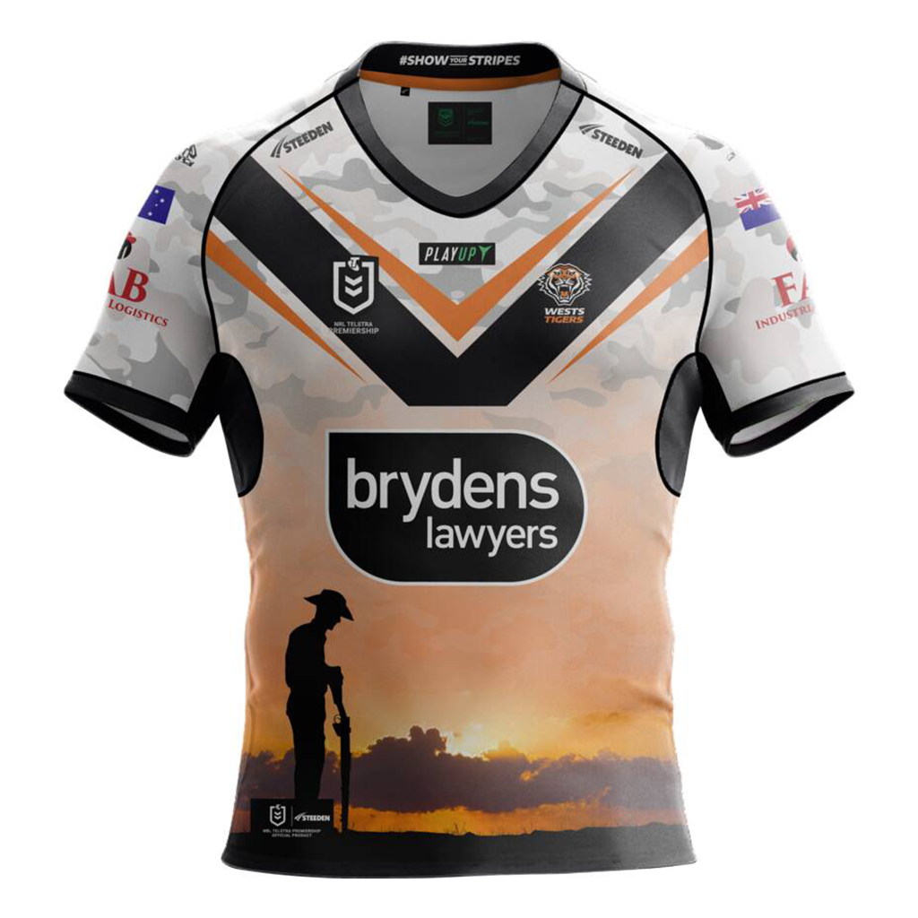 Wests Tigers Home Jersey Ladies Sizes 10 - 12 Available NRL ISC