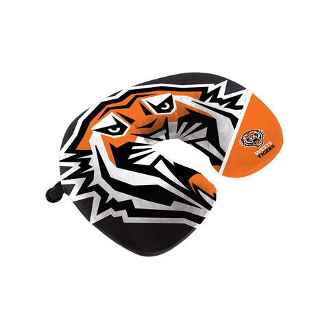 Wests Tigers Travel Pillow