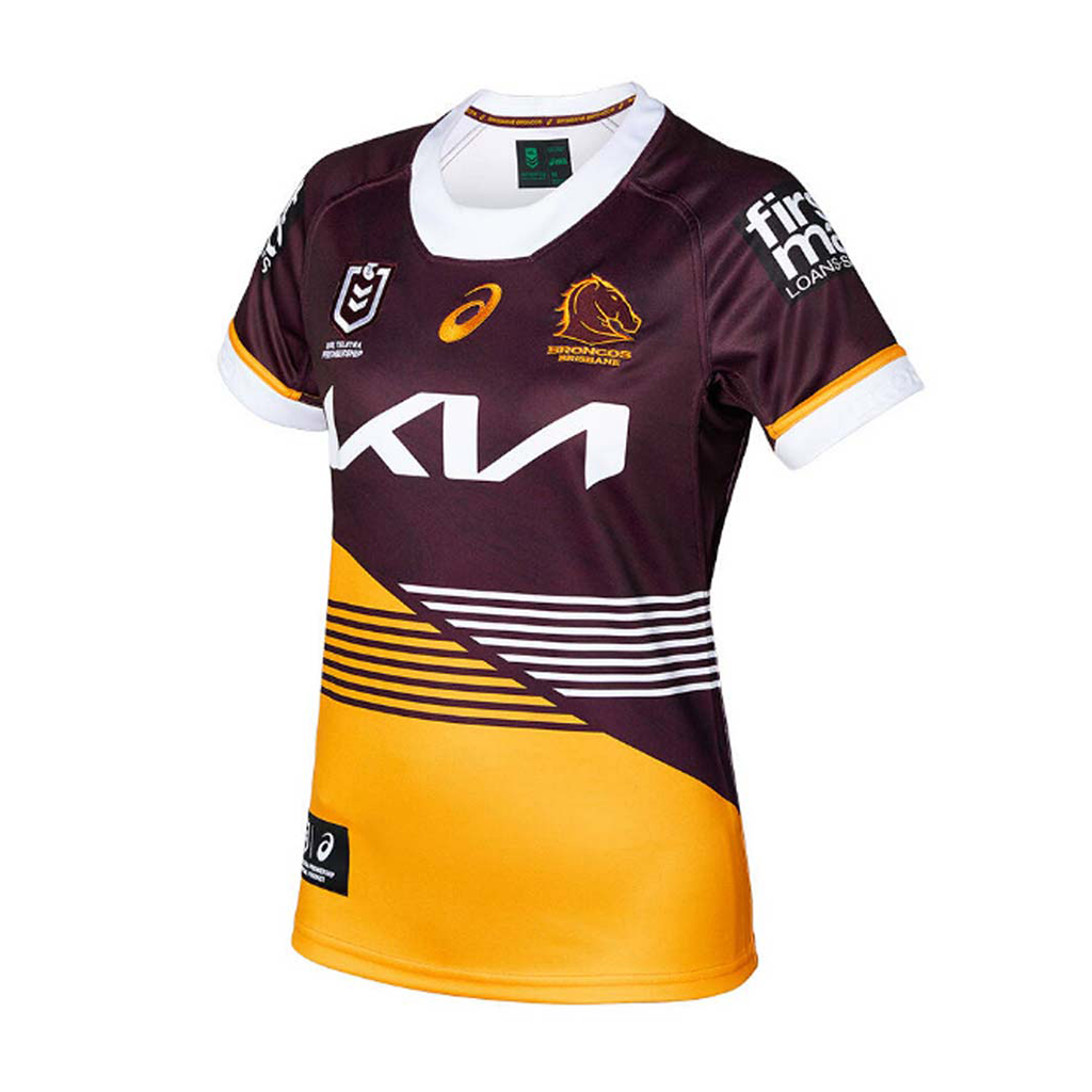 Brisbane Broncos 2023 Men's Home Training Shorts NRL Rugby League