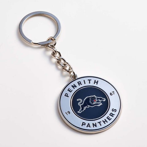 Penrith Panthers Round Keyring