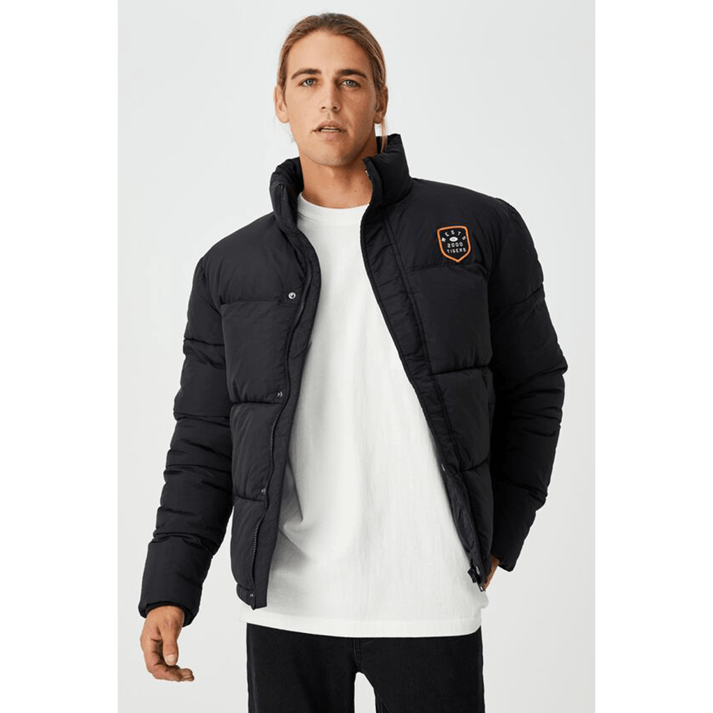 _ _ _Wests Tigers NRL 2023 Puffer Jacket - BTF Store